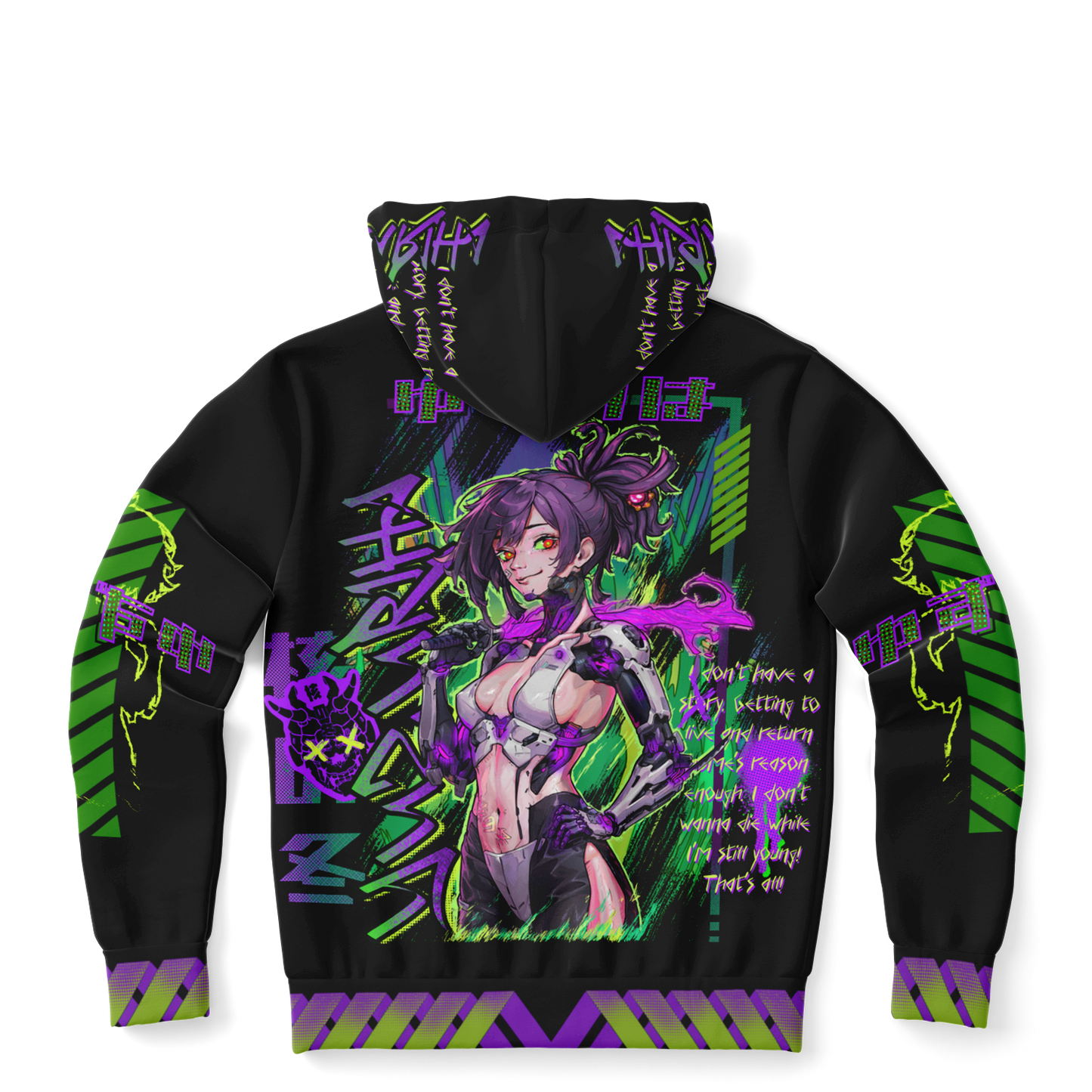 Yuzuriha Zip-Up Hoodie
