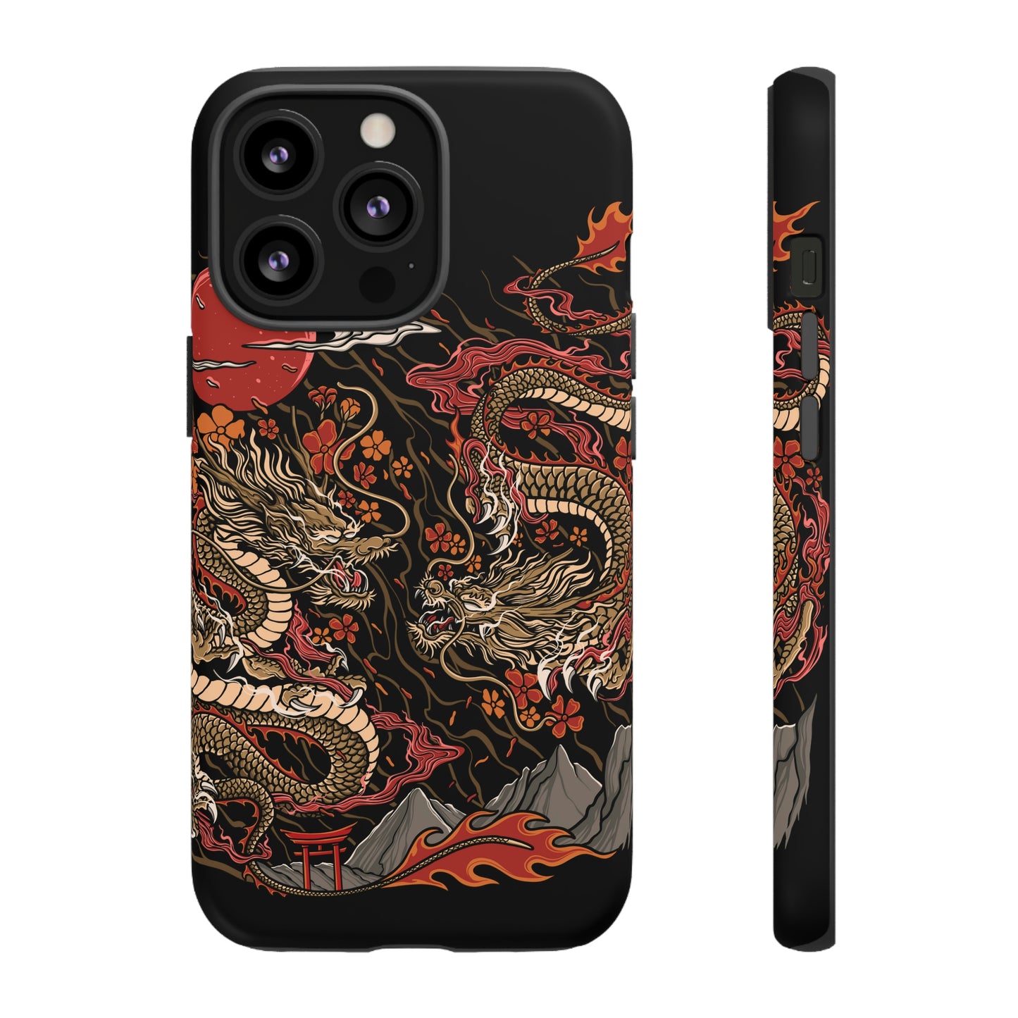 Eternal dragons iPhone Cases