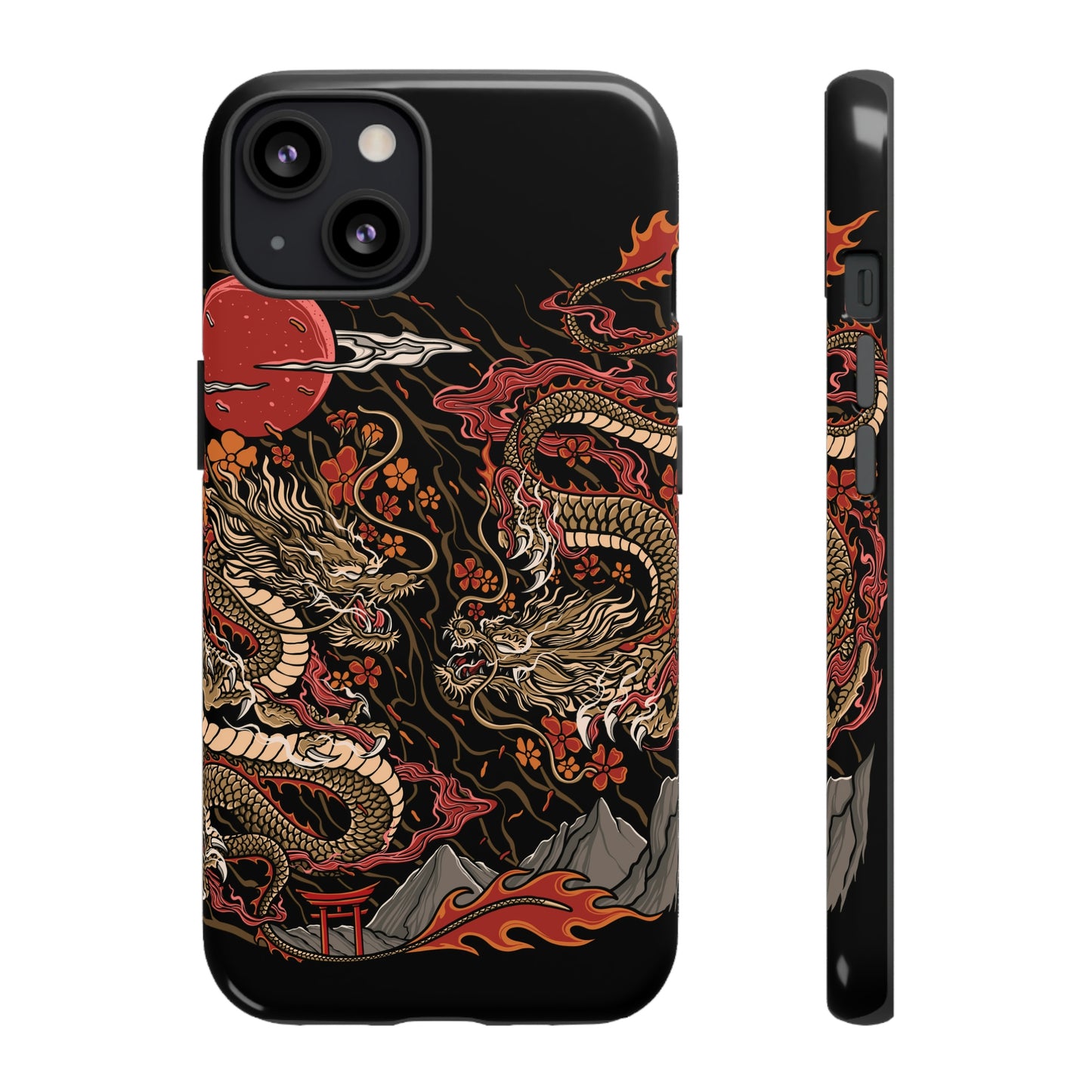 Eternal dragons iPhone Cases