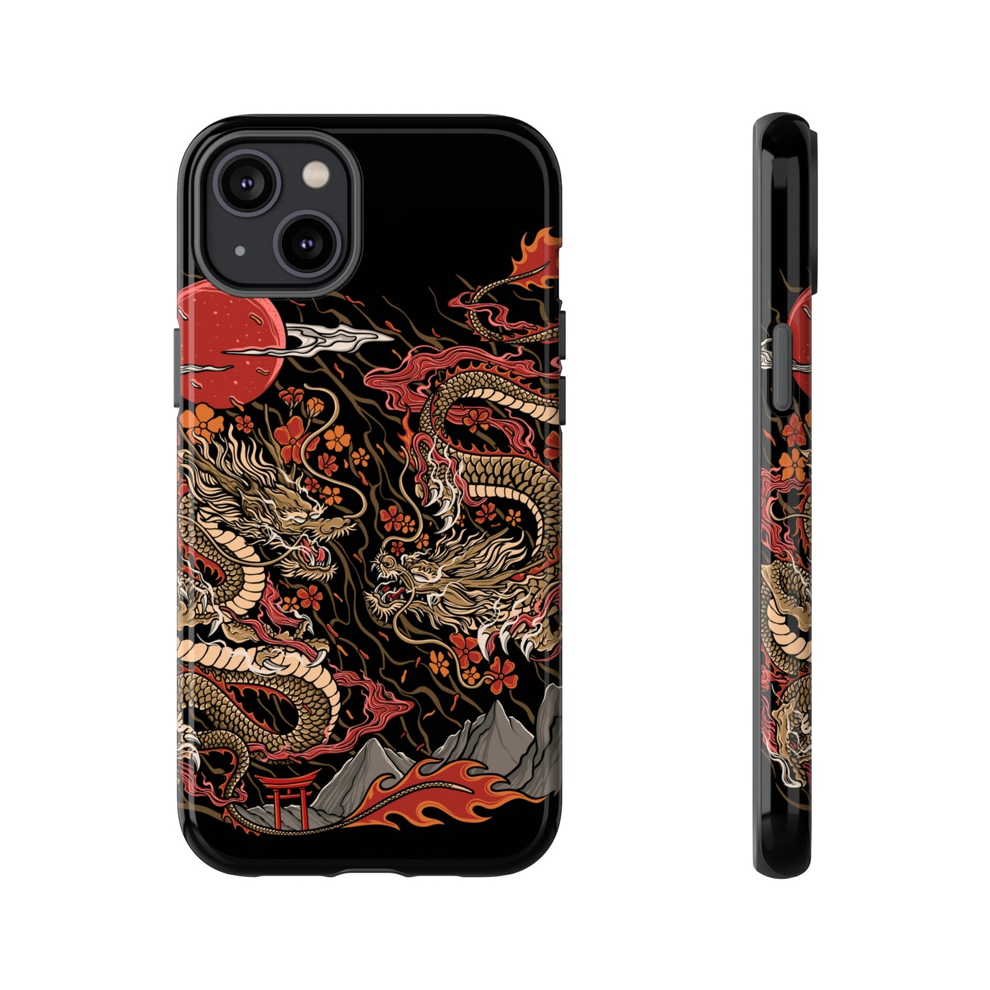 Eternal dragons iPhone Cases