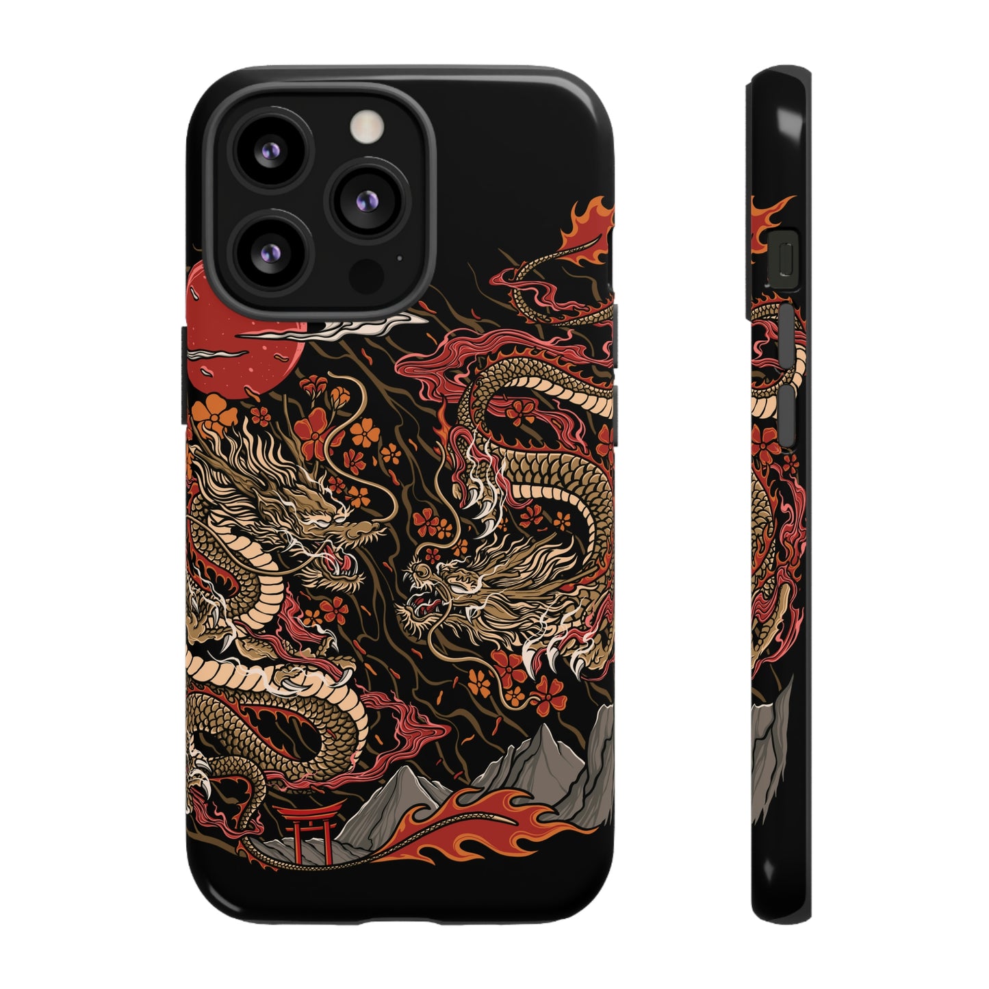 Eternal dragons iPhone Cases