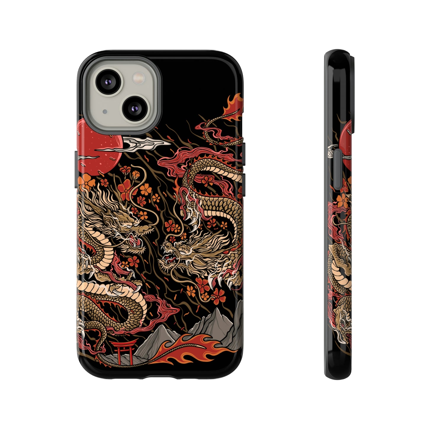 Eternal dragons iPhone Cases