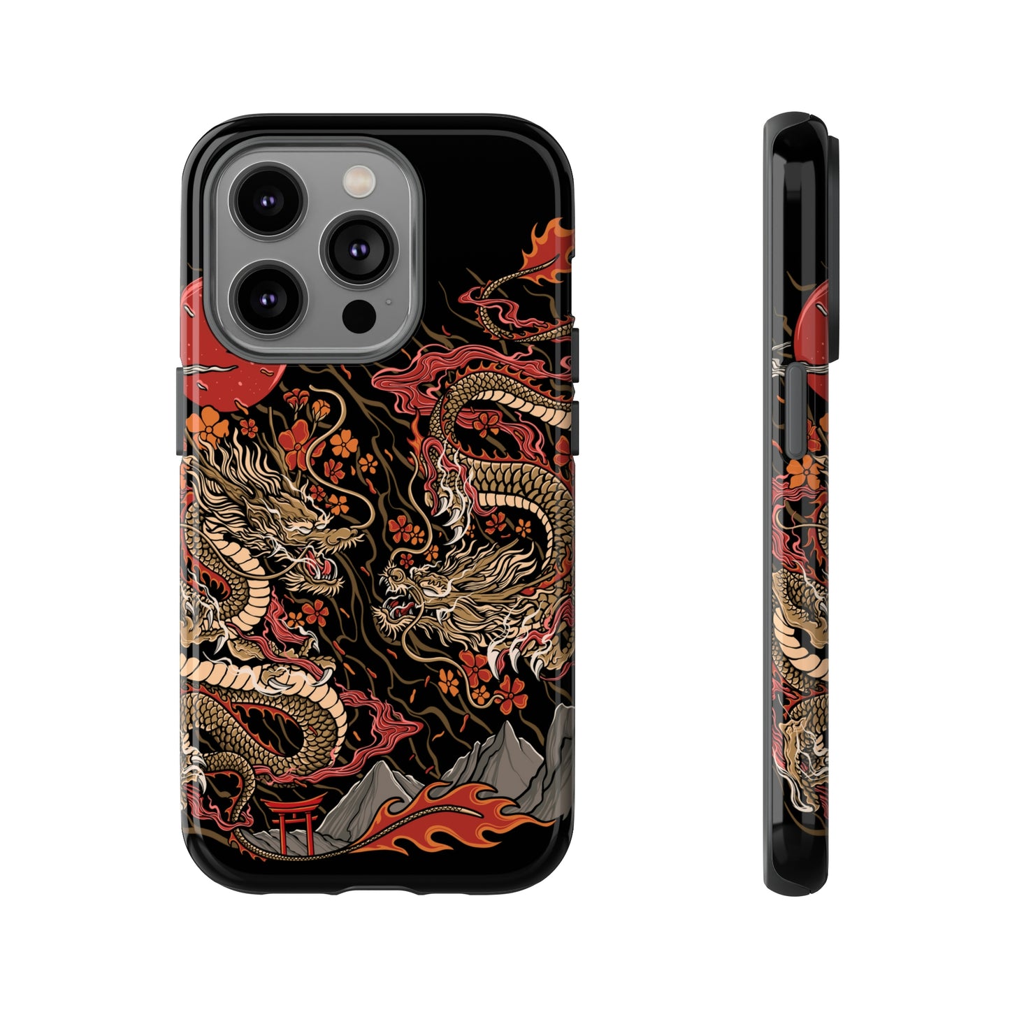 Eternal dragons iPhone Cases